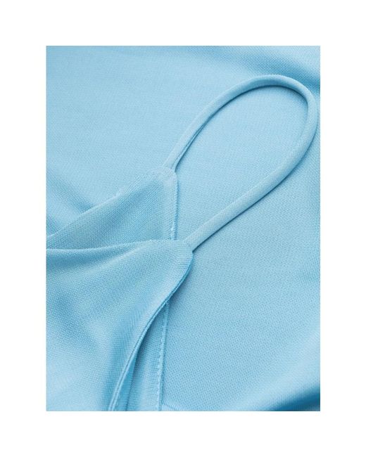 DSquared² Kleedjes ,Blauw ,Midi Jurk in het Blue