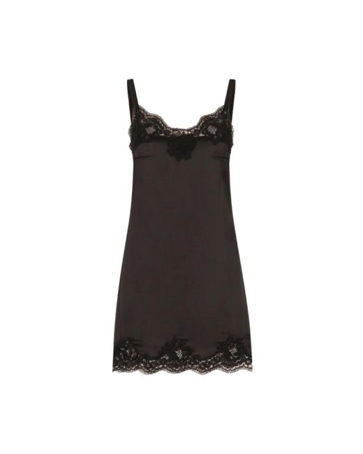 Dolce & Gabbana Black Short Dresses