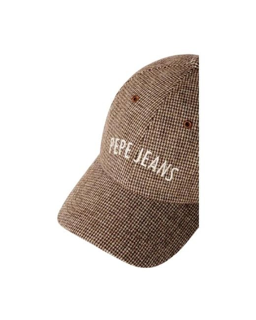 Pepe Jeans Brown Baseball Cap