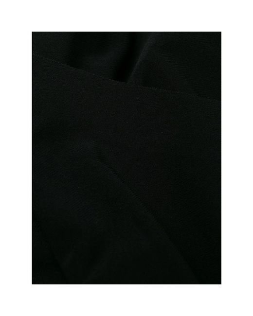 Norma Kamali Black Schulterfreie Schwarze T-Shirts Und Polos