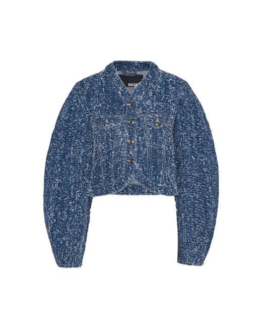 ROTATE BIRGER CHRISTENSEN Denim Jackets in het Blue