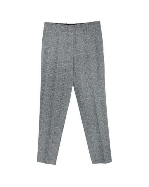 Ermanno Scervino Gray Tapered Trousers