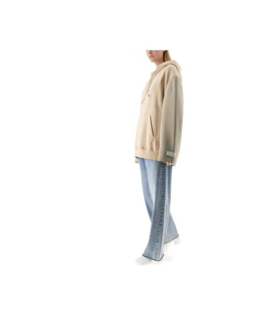 MM6 by Maison Margiela Natural Hoodies