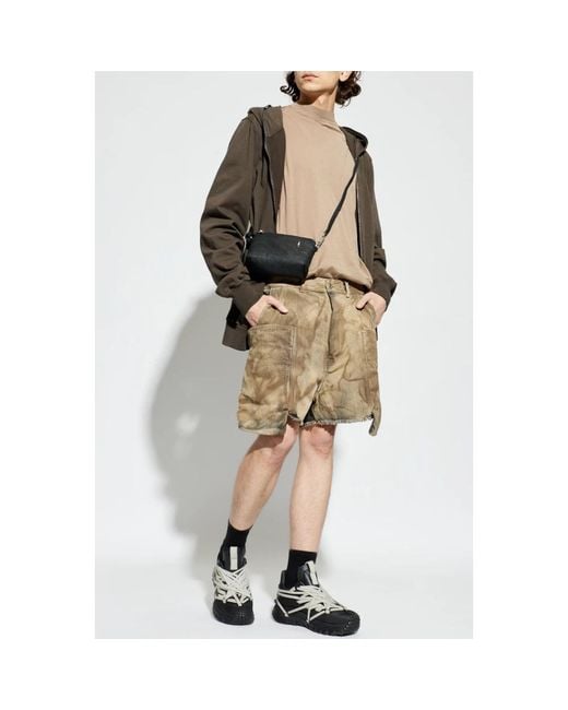 Rick Owens Natural Denim Shorts for men