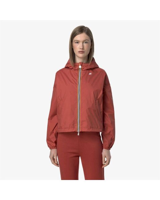 K-Way Red Wendbare Kapuzenjacke Laurette Plus.2