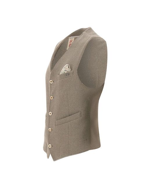 Vests Bob de hombre de color Gray