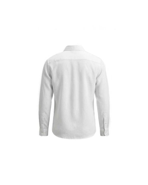 40weft Overhemden ,Wit ,Casual Overhemden in het White voor heren