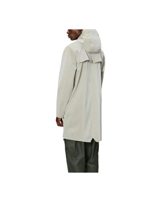 Rains Gray Rain Jackets for men