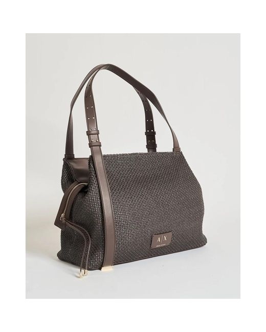 ARMANI EXCHANGE Gray Shoulder Bags