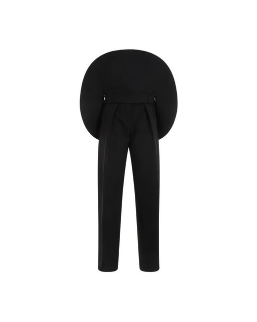 Pantaloni rond neri di Jacquemus in Black