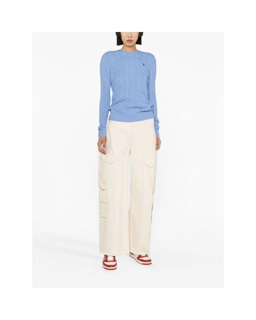 Ralph Lauren Blue Round-Neck Knitwear