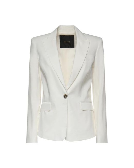Pinko White Blazers