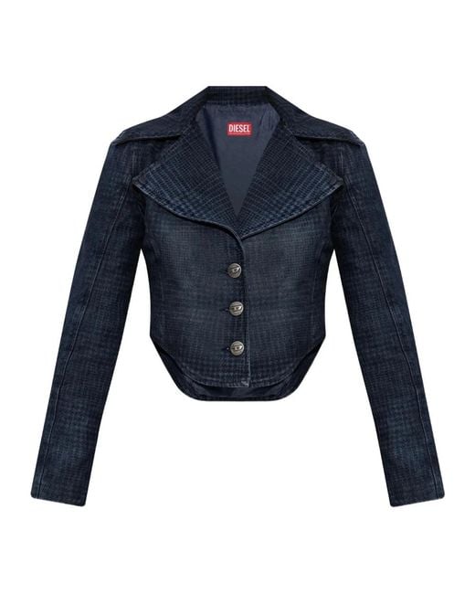 DIESEL Blue Denim Jackets