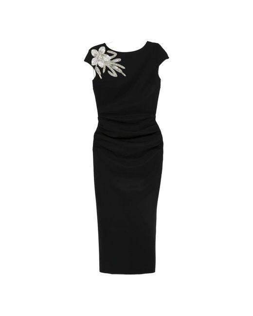 Chiara Boni Black Midi Dresses