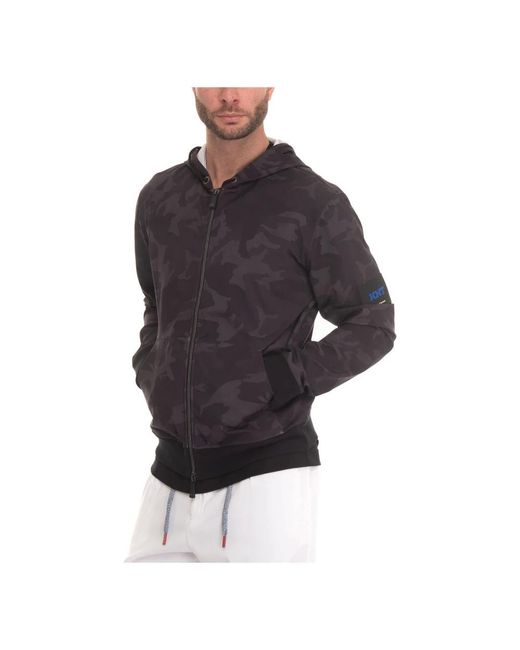 Kiton Black Zip-Throughs for men