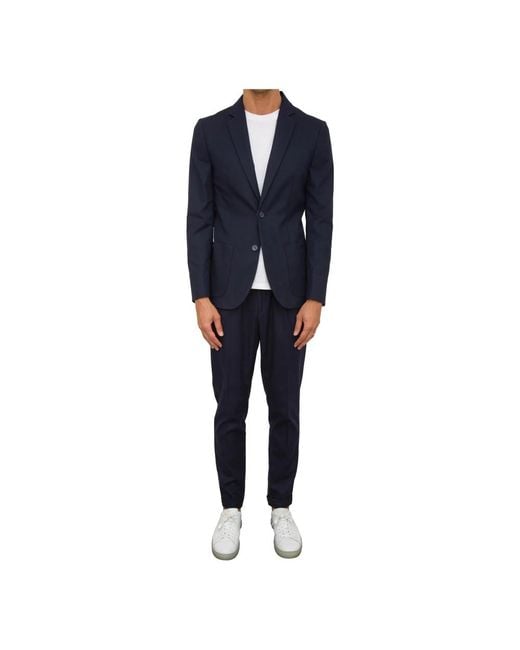 Antony Morato Jassen ,Blauw ,Polyester Blauw Pak Jasje in het Blue voor heren