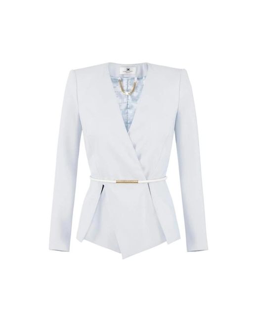 Elisabetta Franchi Blue Blazers