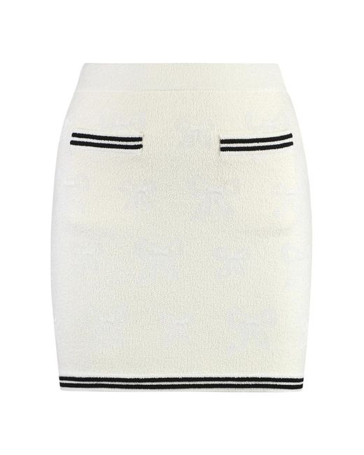 Self-Portrait White Short Skirts