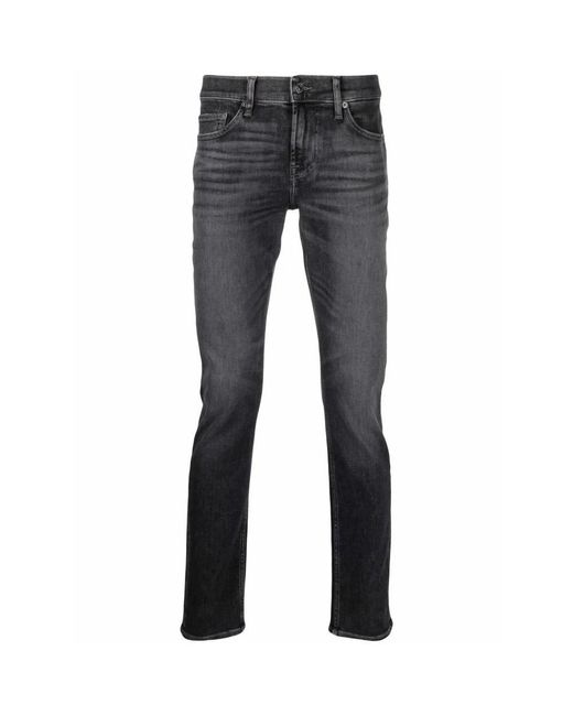 7 For All Mankind Blue Slim Fit Jeans for men