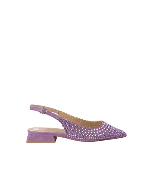 Alma En Pena. Purple Ballerina Shoes