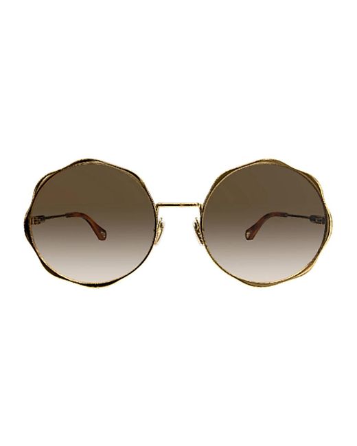 Accessories > sunglasses Chloé en coloris Metallic