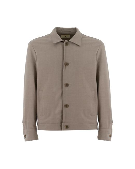 Myths Brown Light Jackets for men