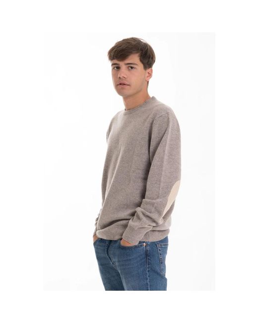 Barbour Patch Pullover Trui in het Gray voor heren