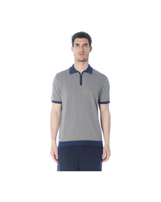 Irish Crone Blue Polo Shirts for men