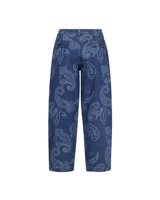 Mos Mosh Blue Loose Fit Jeans