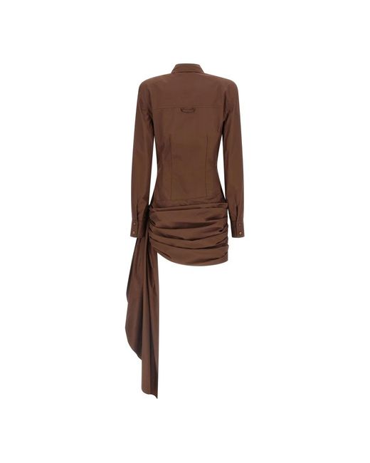 GIUSEPPE DI MORABITO Brown Party Dresses