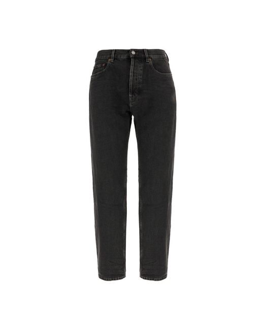 Saint Laurent Black Straight Fit Jeans for men