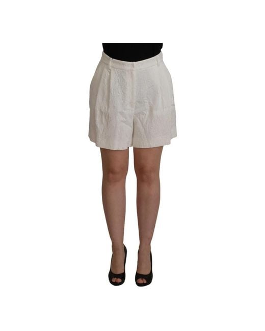 Dolce & Gabbana Gray Short Shorts