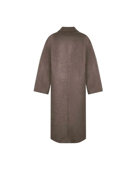 Loulou de Saison Brown Double-Breasted Coats