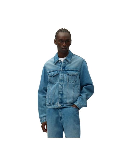 Arte' Blue Denim Jackets for men