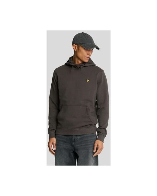 Lyle & Scott Pullover Hoodie in het Gray voor heren
