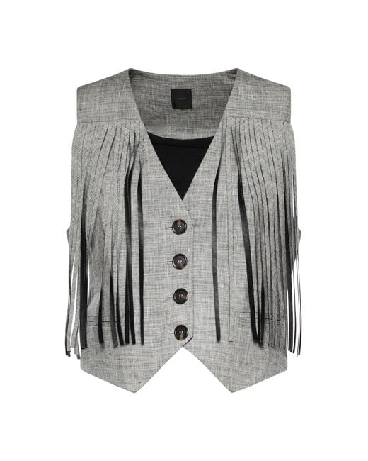 Pinko Gray Vests