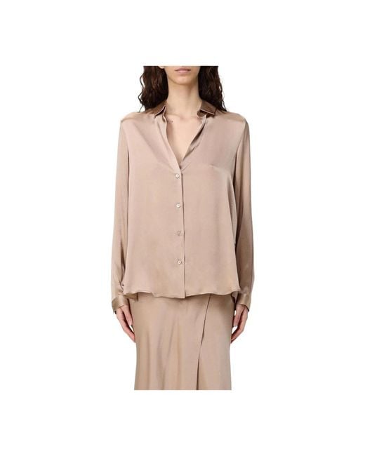 Shirts di Semicouture in Natural