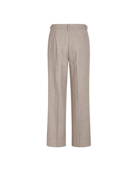 Bruuns Bazaar Wide Trousers in het Gray