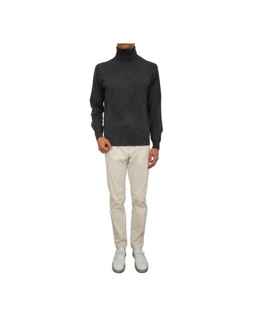 Corneliani Black Turtlenecks for men