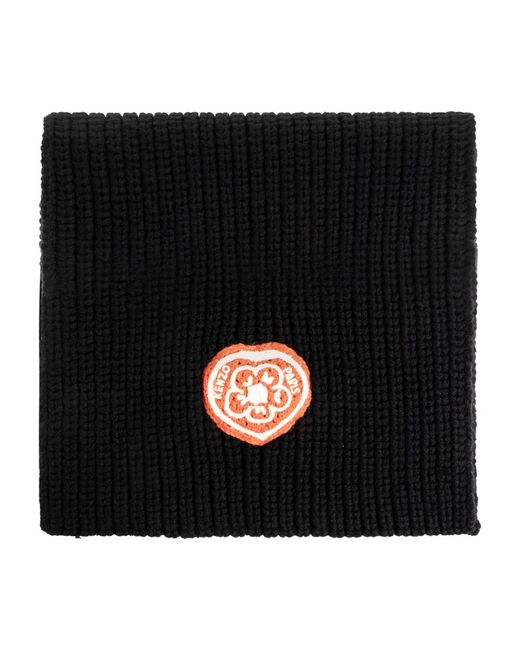 KENZO Black Logo Schal