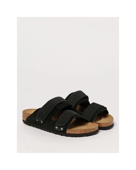 Sliders di Birkenstock in Black da Uomo
