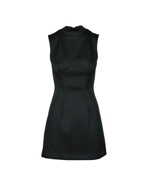 MSGM Black Kleid aus polyester-mix