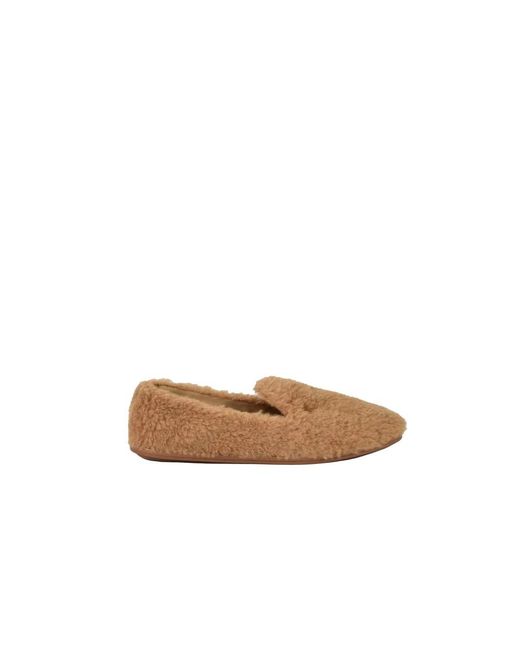 Max Mara Brown Slippers