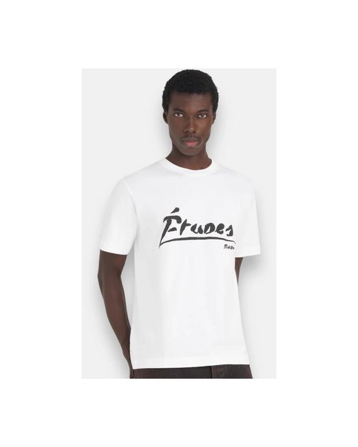 Etudes Studio White T-Shirts for men