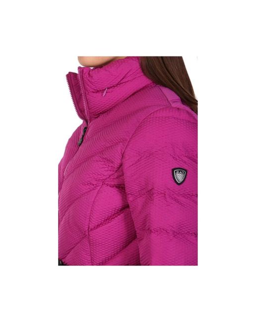 Winter Jackets EA7 de color Purple