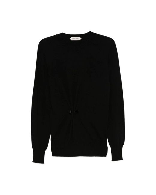 Round-Neck Knitwear Alberta Ferretti en coloris Black