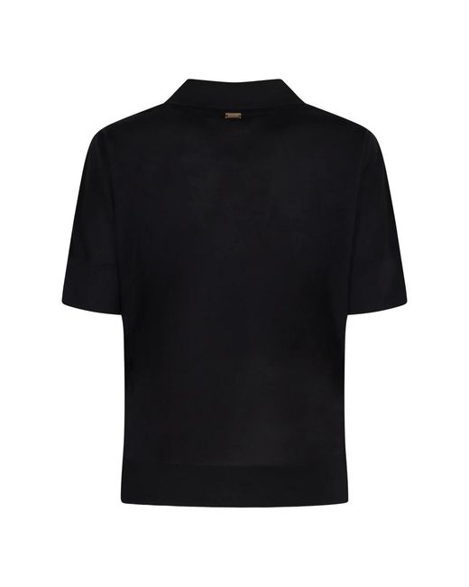 Herno Black Polo Shirts