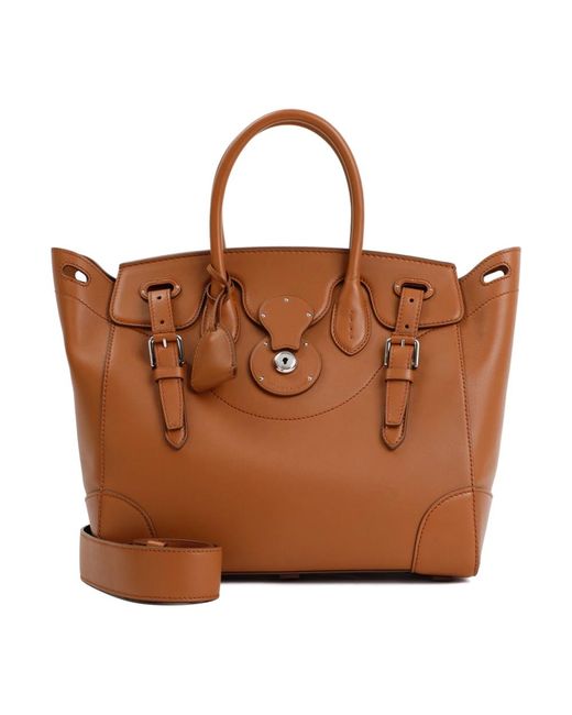 Bags > tote bags Ralph Lauren en coloris Brown