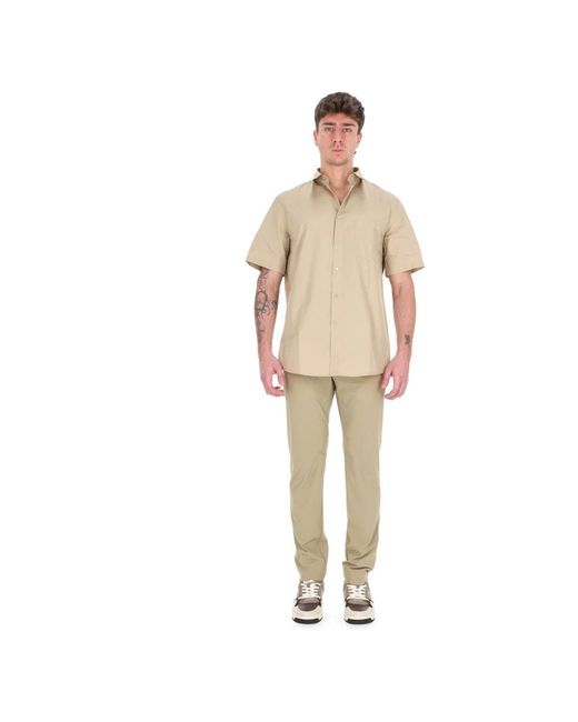 A.P.C. Natural Short Sleeve Shirts for men