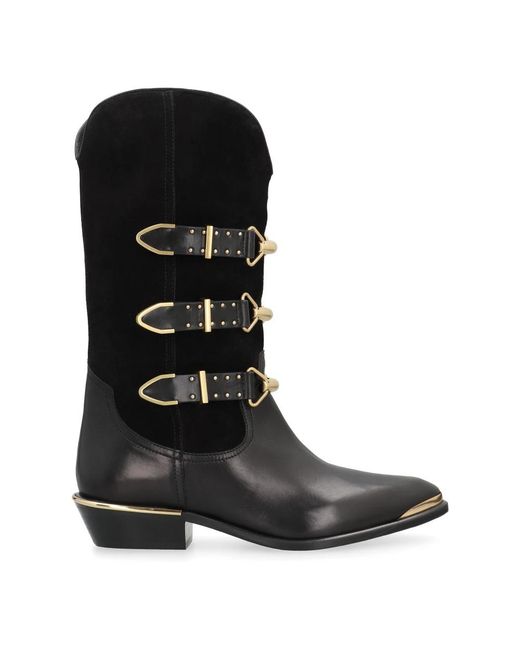 Isabel Marant Black Cowboy Boots